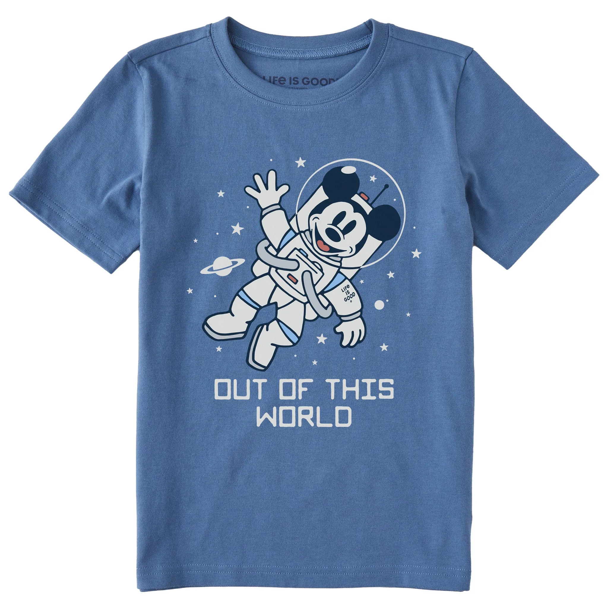 Kids Out of this World Space Willie Short Sleeve Crusher Tee Life is Good
