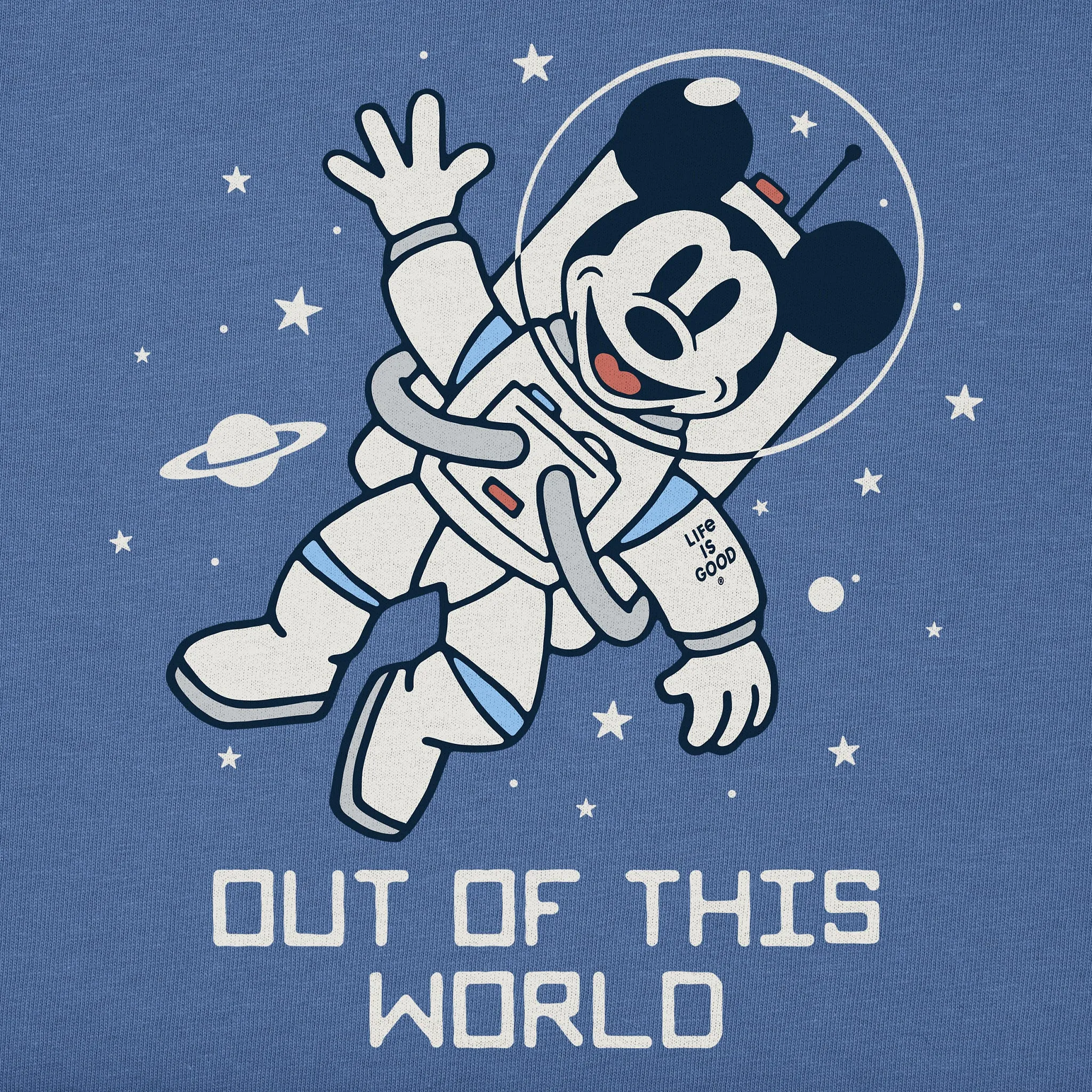 Kids Out of this World Space Willie Short Sleeve Crusher Tee Life is Good