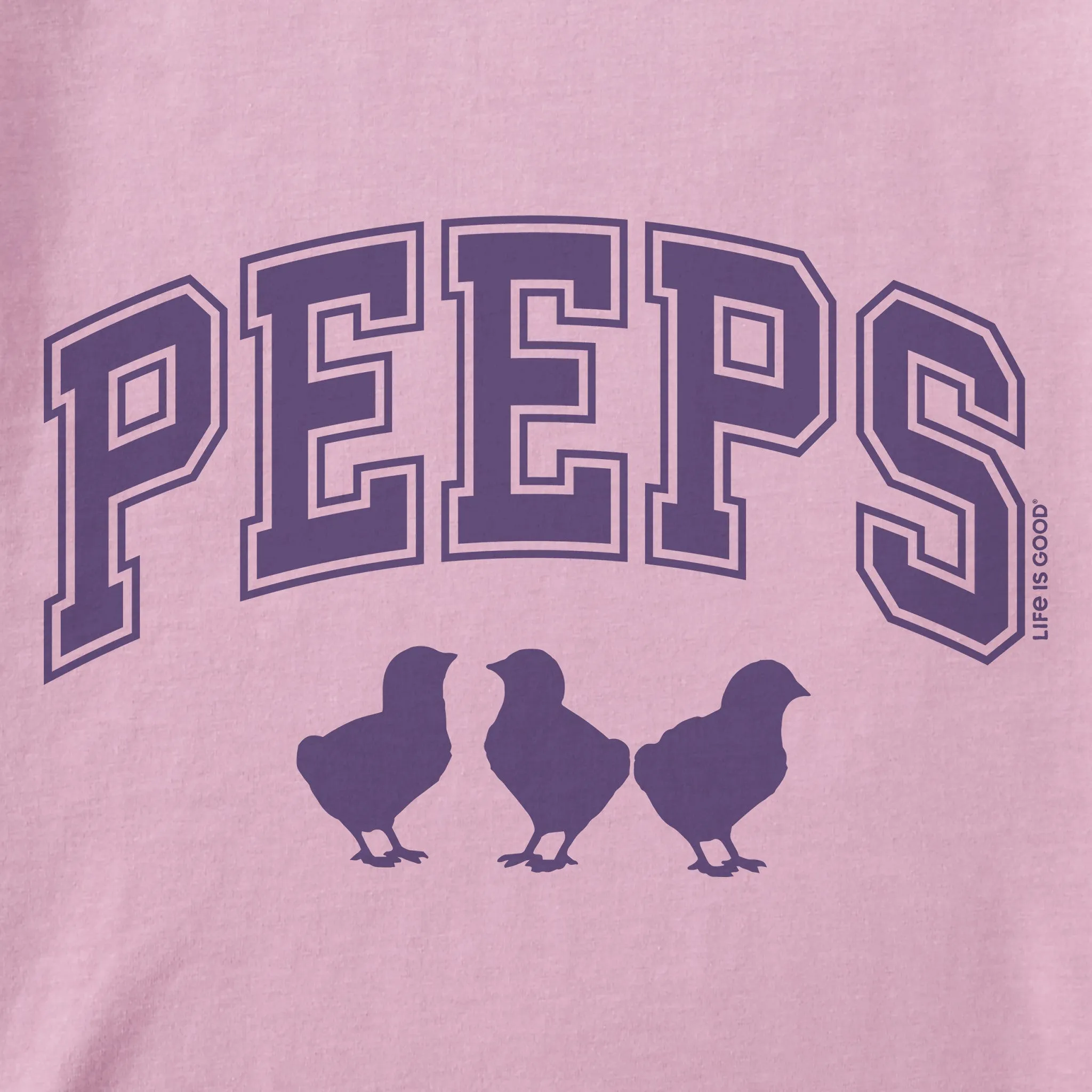 Kids Peeps Athletic Arch Short Sleeve Crusher Tee Life is Good