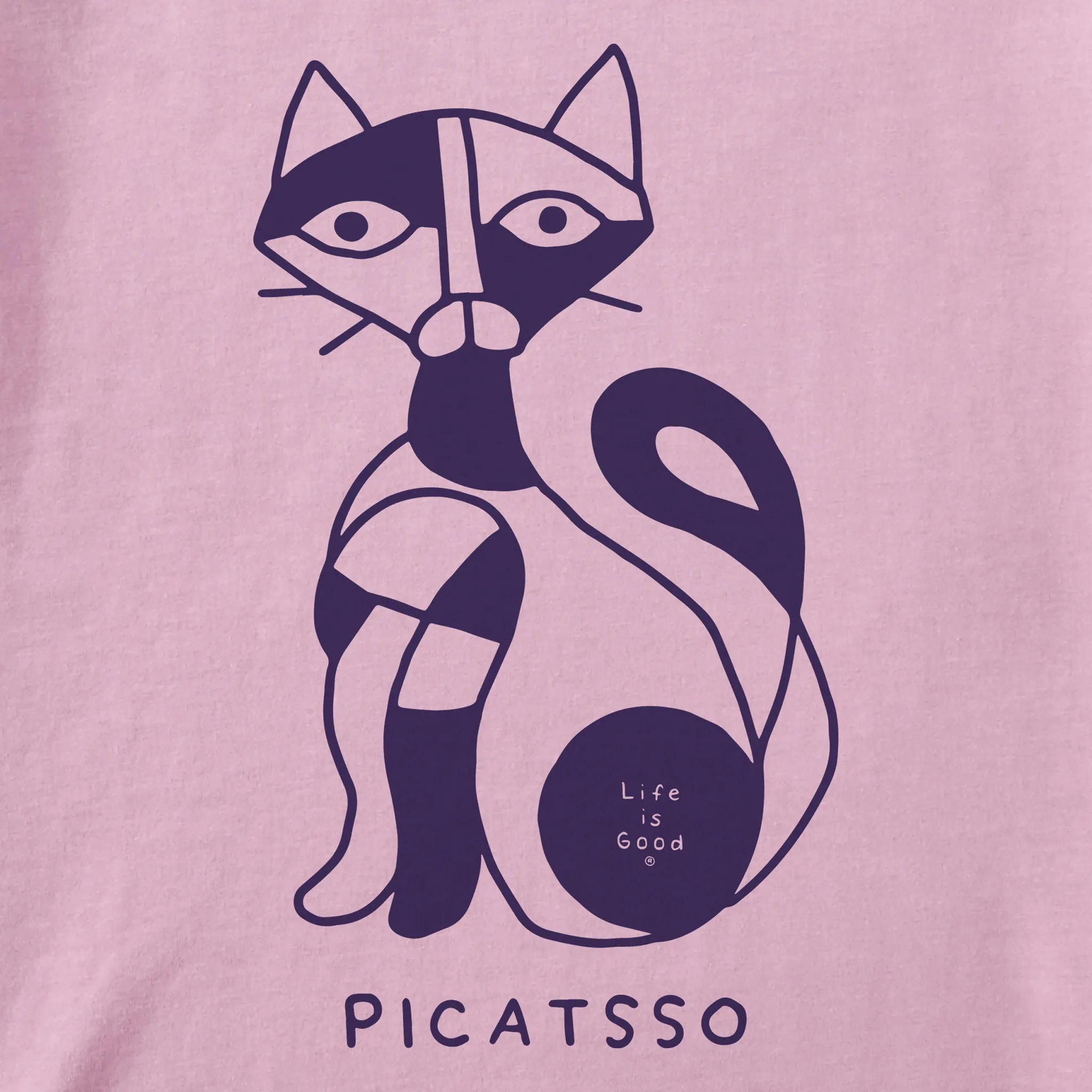 Kids Picatsso Abstract Short Sleeve Crusher Tee Life is Good