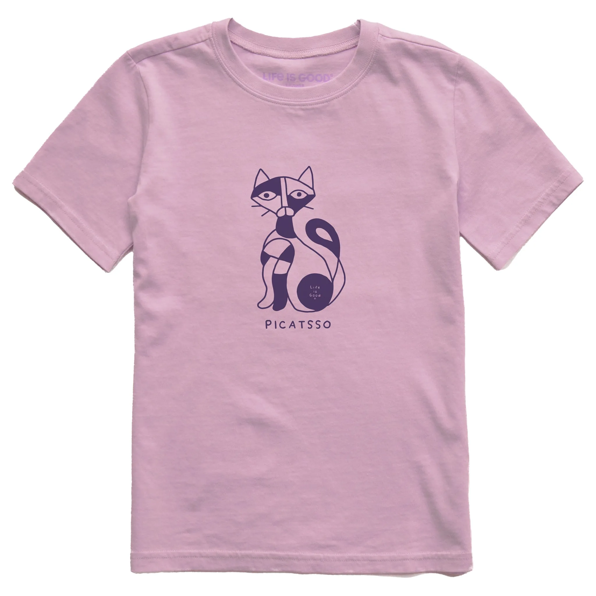 Kids Picatsso Abstract Short Sleeve Crusher Tee Life is Good