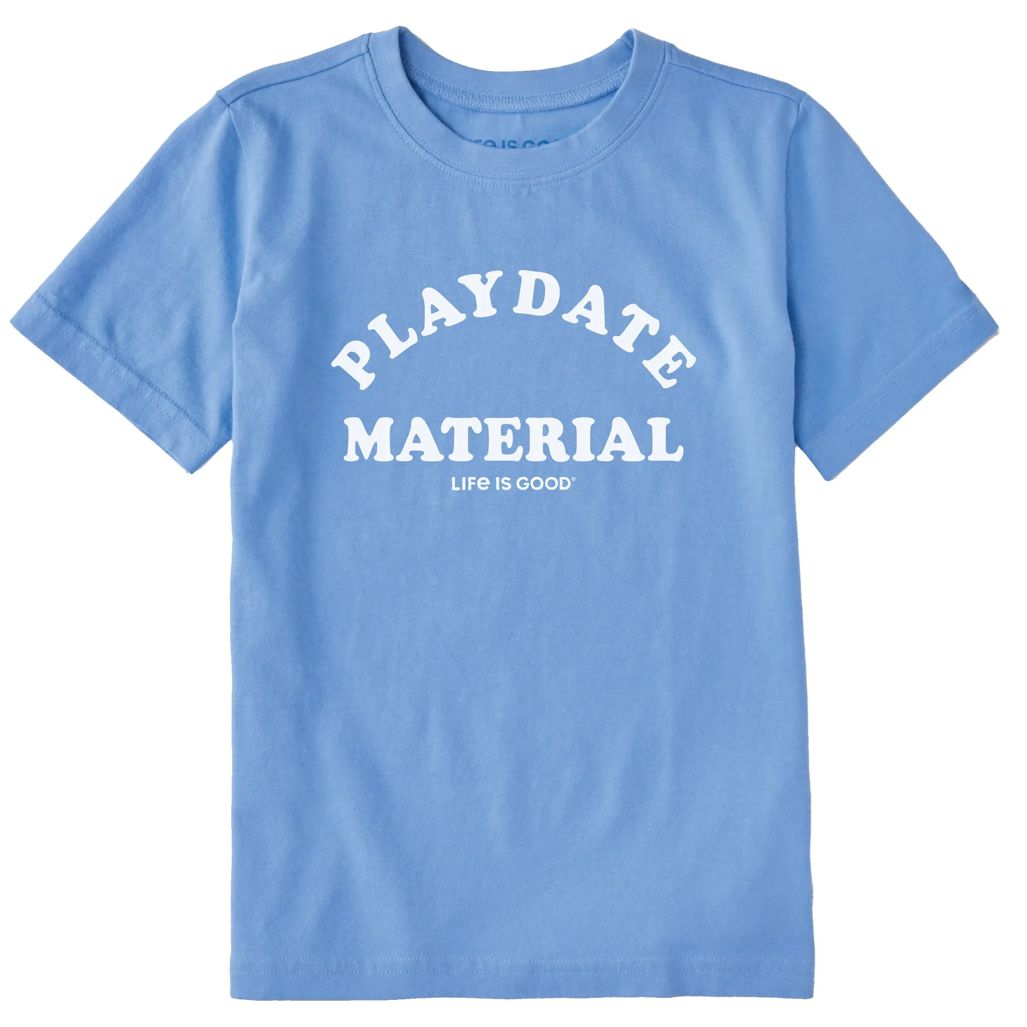 Kids Playdate Material Short Sleeve Crusher Tee Life is Good