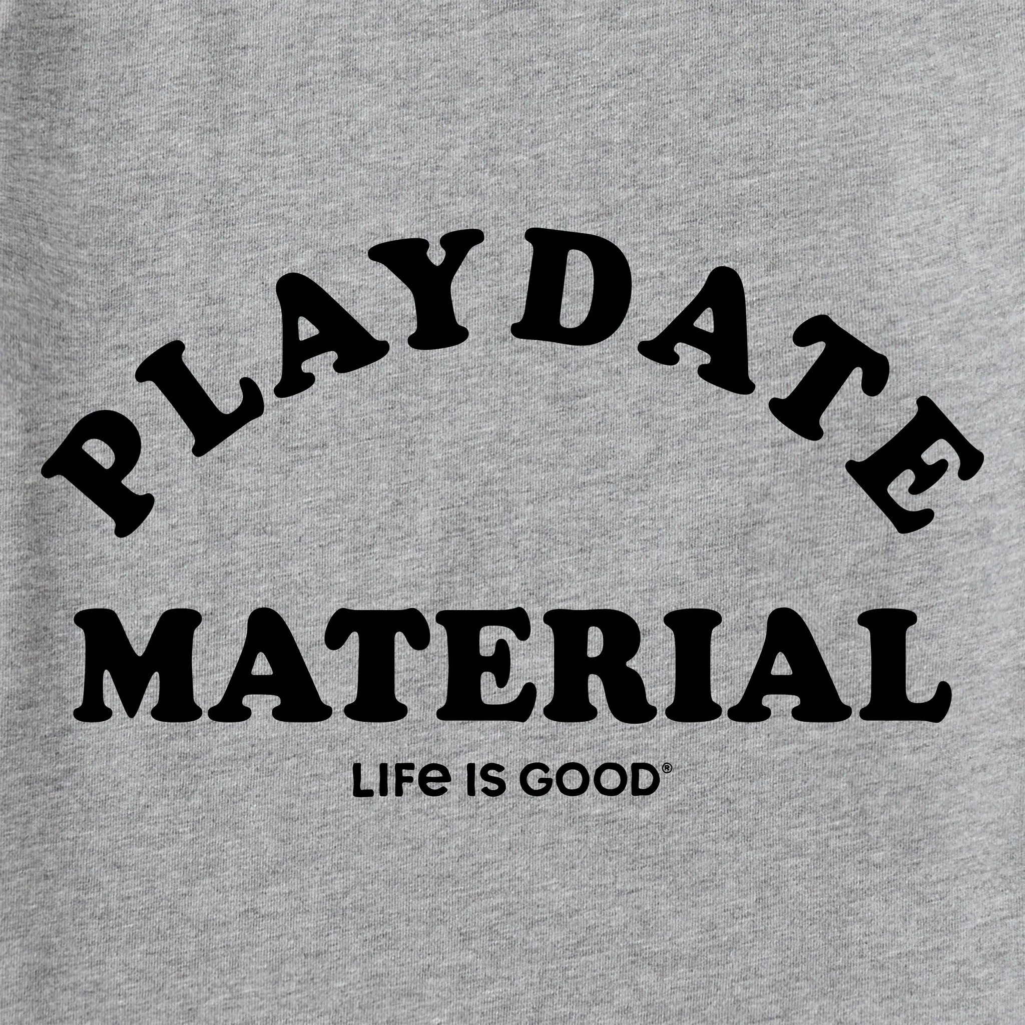 Kids Playdate Material Short Sleeve Crusher Tee Life is Good