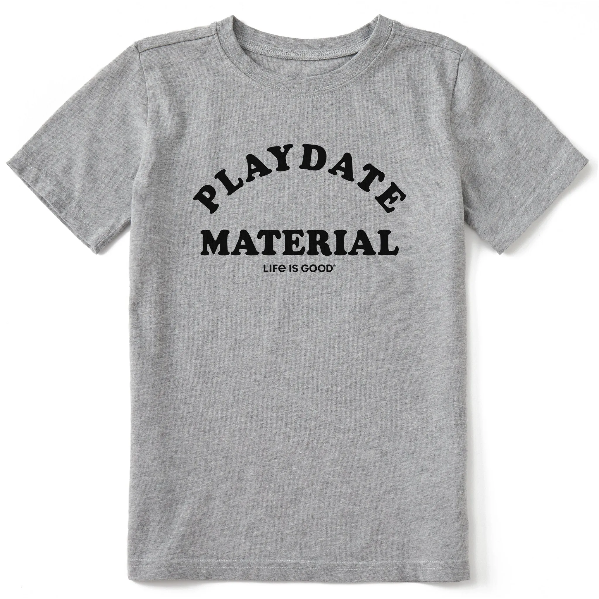 Kids Playdate Material Short Sleeve Crusher Tee Life is Good