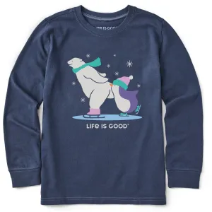 Kids Polar Skate Long Sleeve Crusher Tee Life is Good