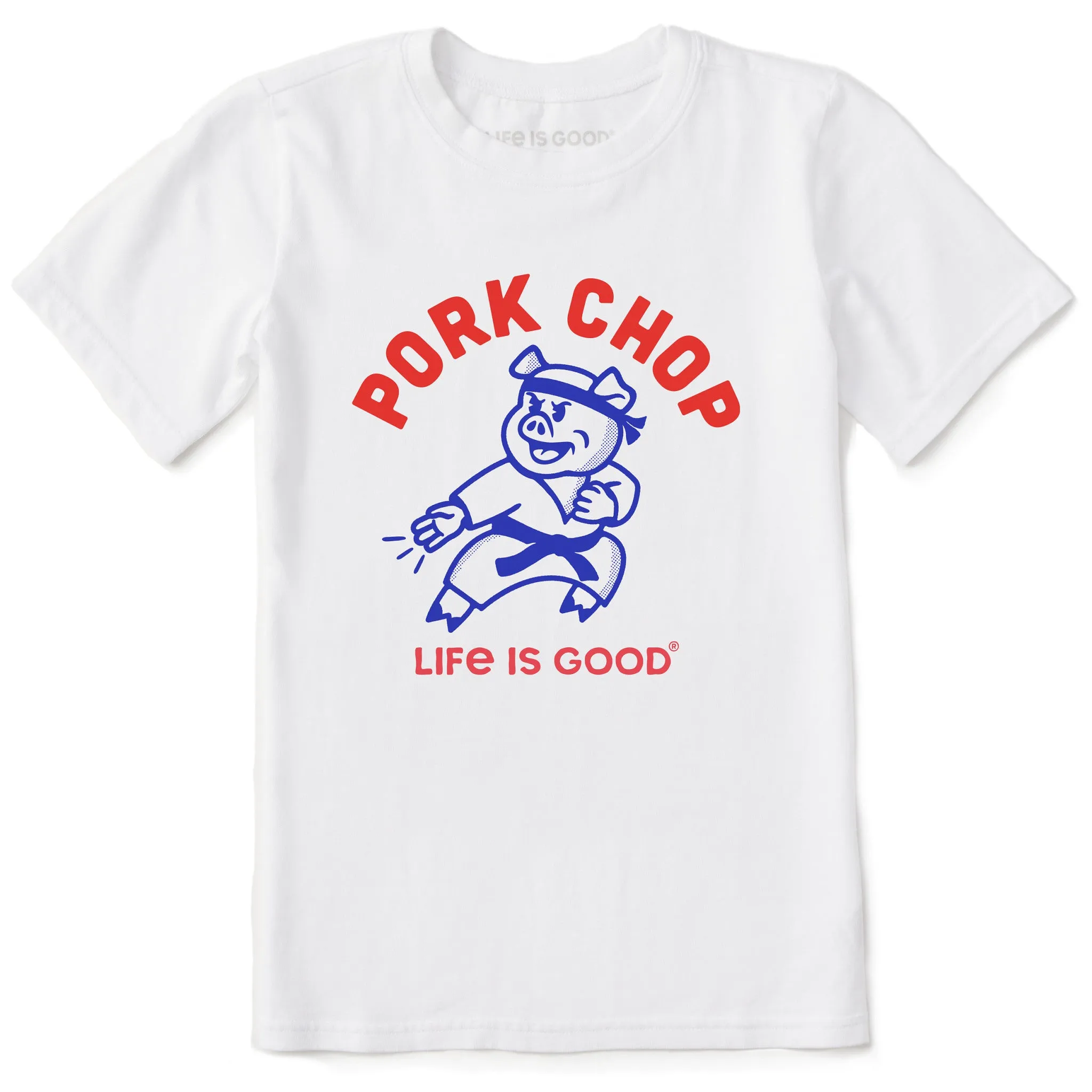 Kids Pork Chop Short Sleeve Crusher Tee Life is Good