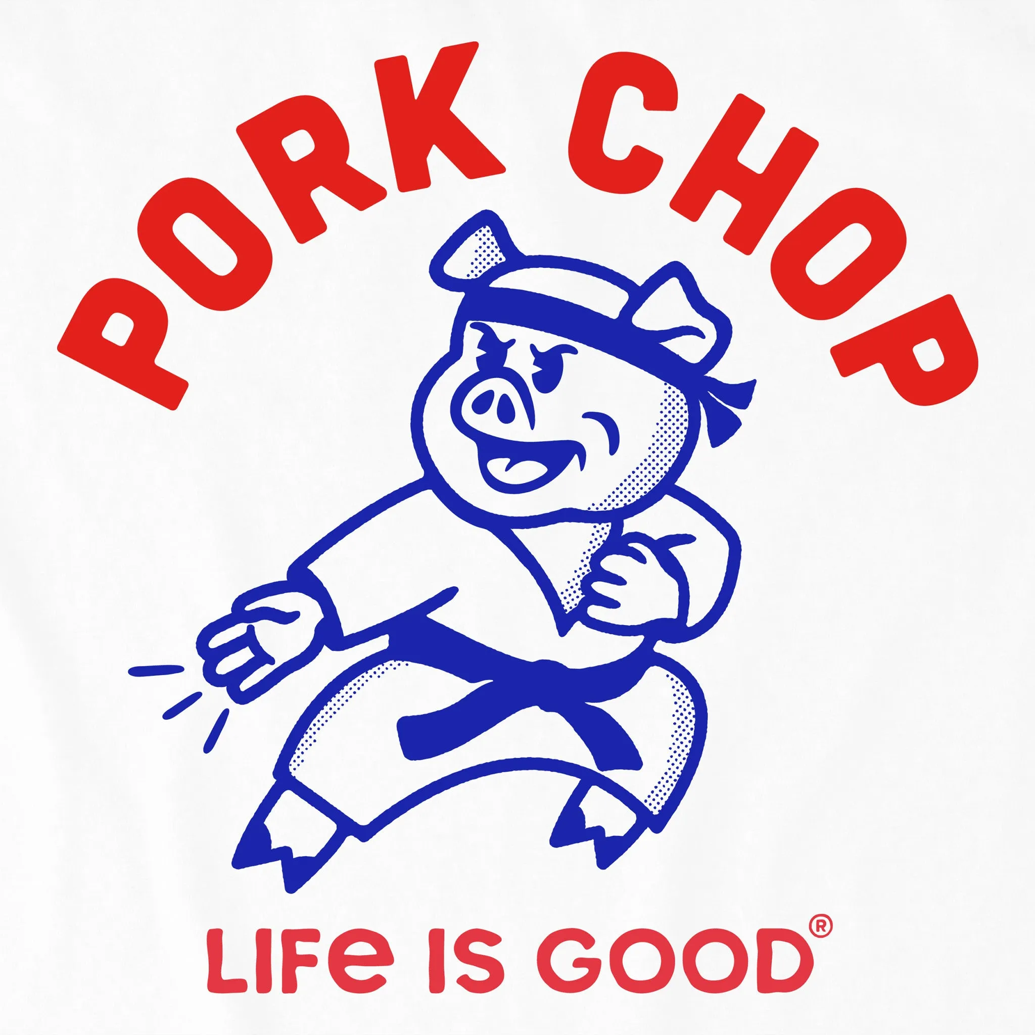 Kids Pork Chop Short Sleeve Crusher Tee Life is Good