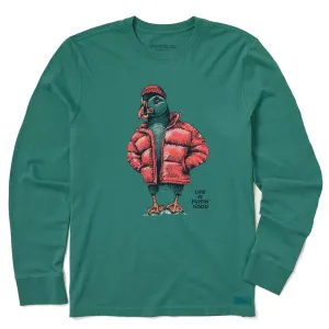 Kids Puffin Good Long Sleeve Crusher Tee Life is Good