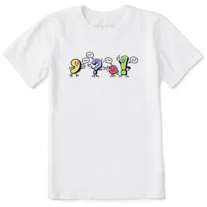 Kids Punctuation Buddies Short Sleeve Crusher Tee Life is Good