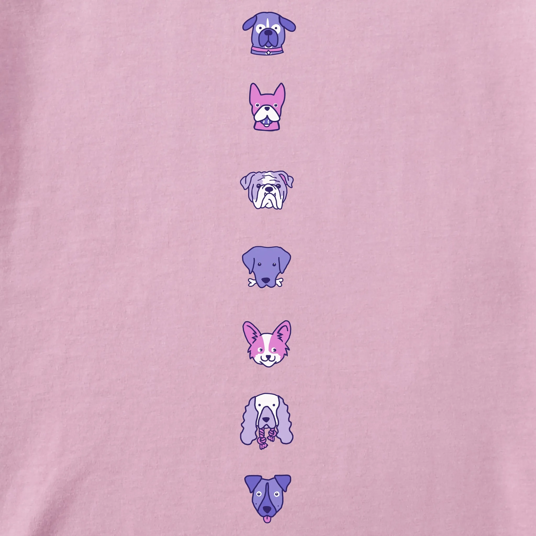 Kids Pups Party Long Sleeve Crusher Tee Life is Good