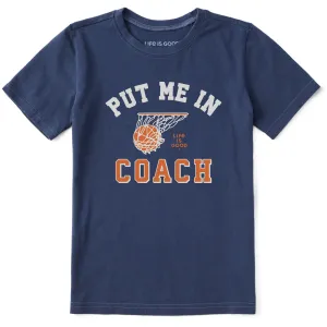 Kids Put Me In Coach Short Sleeve Crusher Tee Life is Good