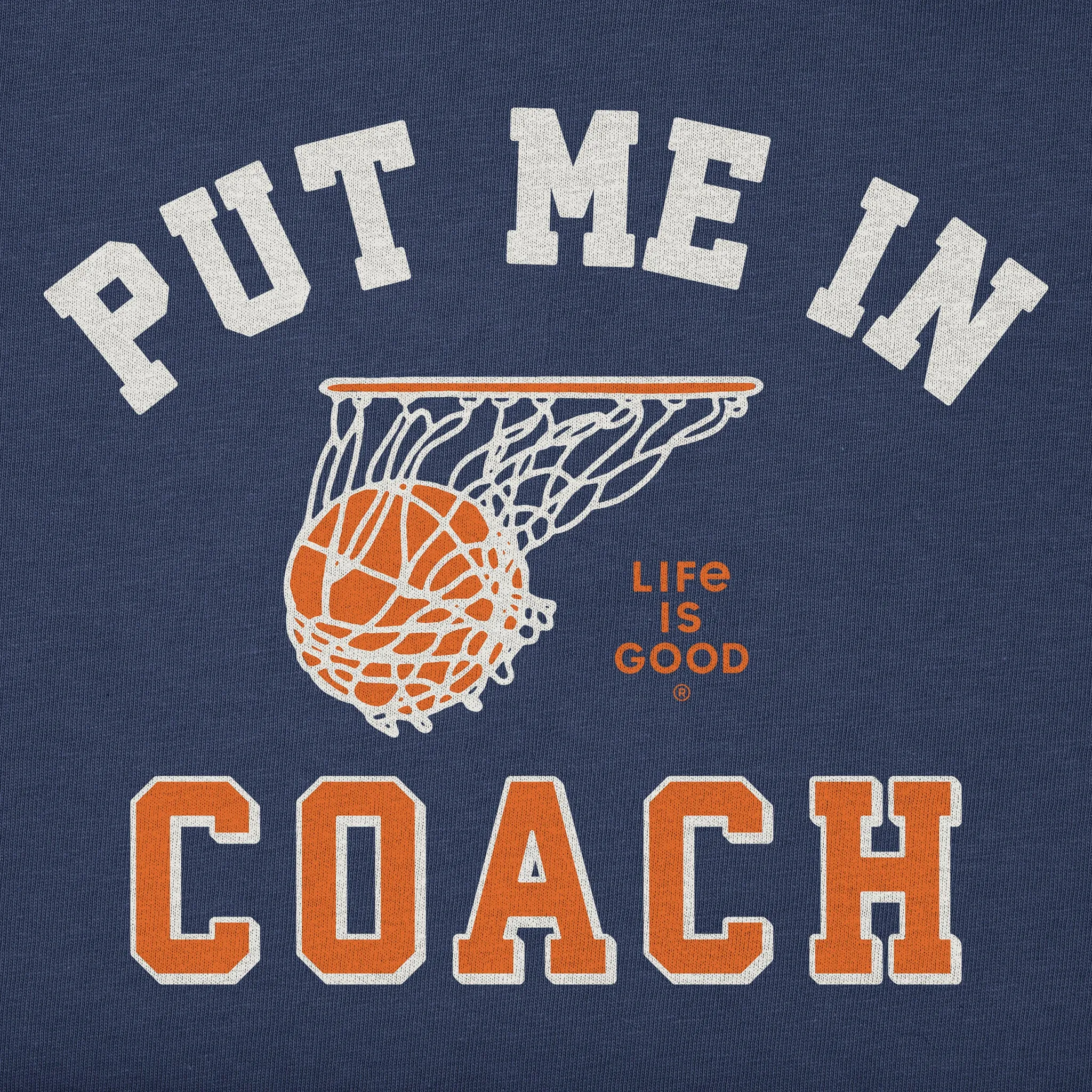 Kids Put Me In Coach Short Sleeve Crusher Tee Life is Good
