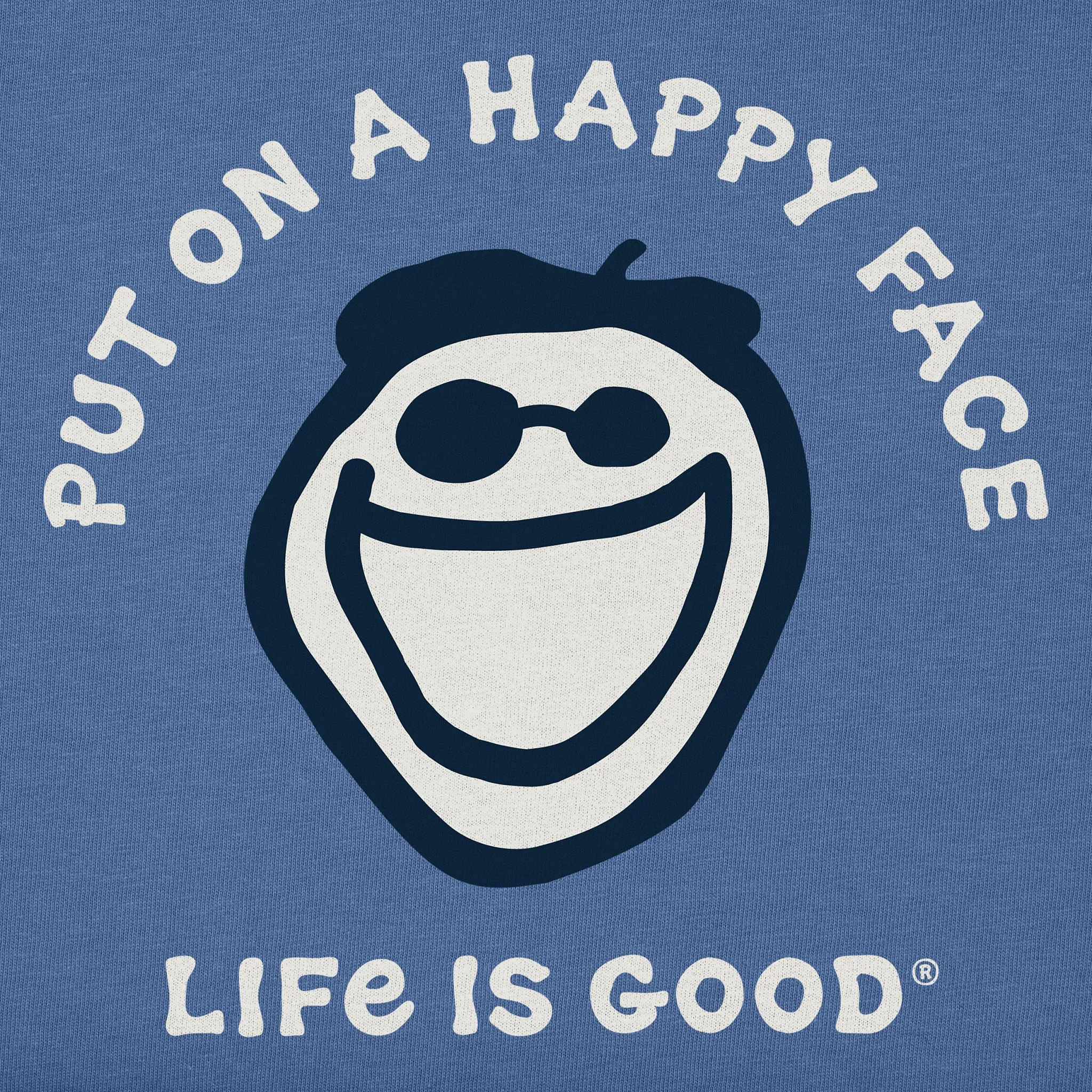 Kids Put On a Happy Face Jake Short Sleeve Crusher Tee Life is Good