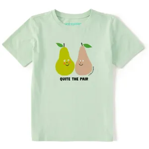 Kids Quite the Pair Pears Short Sleeve Crusher Tee Life is Good