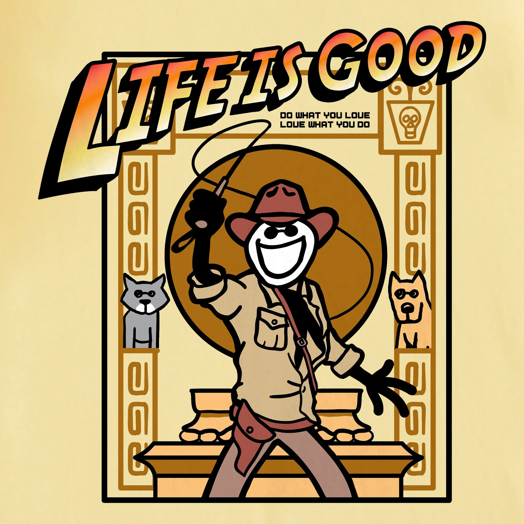 Kids Raider Jake Short Sleeve Crusher Tee Life is Good