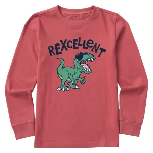 Kids Rexcellent Long Sleeve Crusher Tee Life is Good