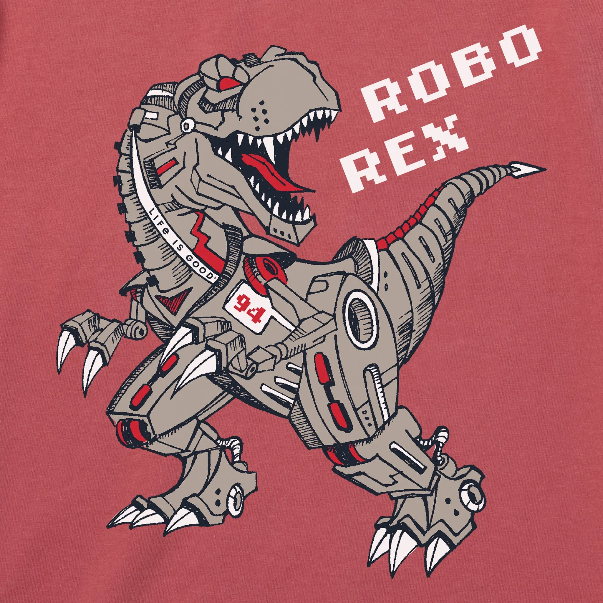 Kids Robo Rex Short Sleeve Crusher Tee Life is Good