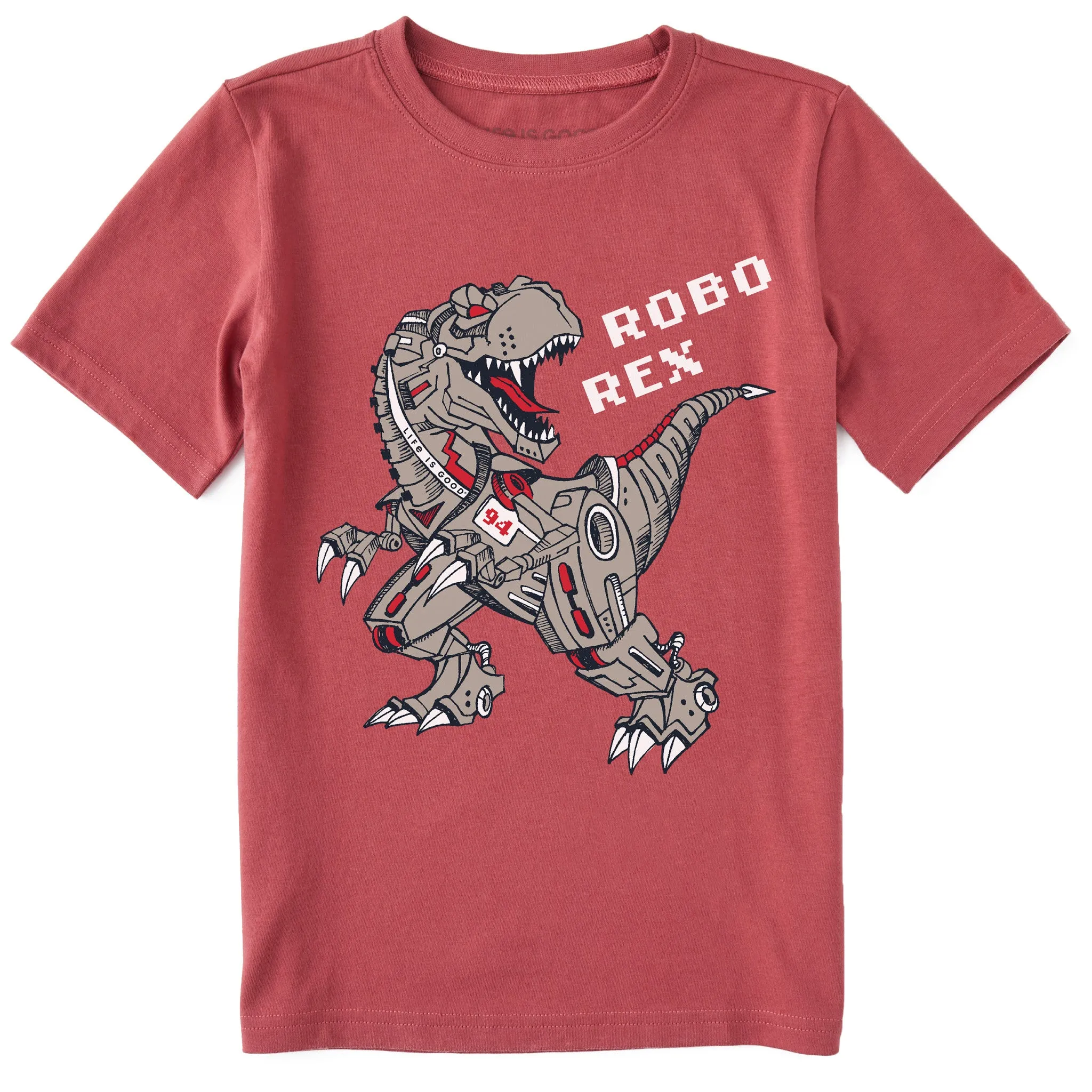 Kids Robo Rex Short Sleeve Crusher Tee Life is Good