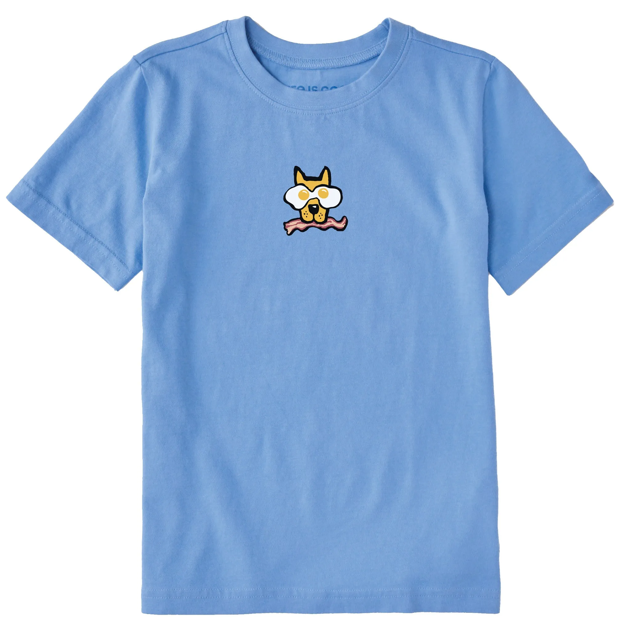 Kids Rocket Eggs and Bakey Mini Short Sleeve Crusher Tee Life is Good