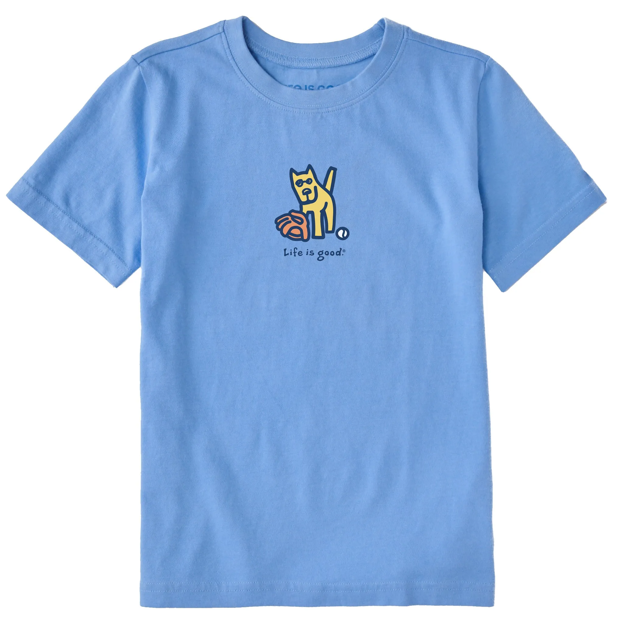 Kids Rocket Glove Short Sleeve Crusher Tee Life is Good