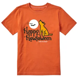 Kids Rocket Happy Howloween Short Sleeve Crusher Tee Life is Good