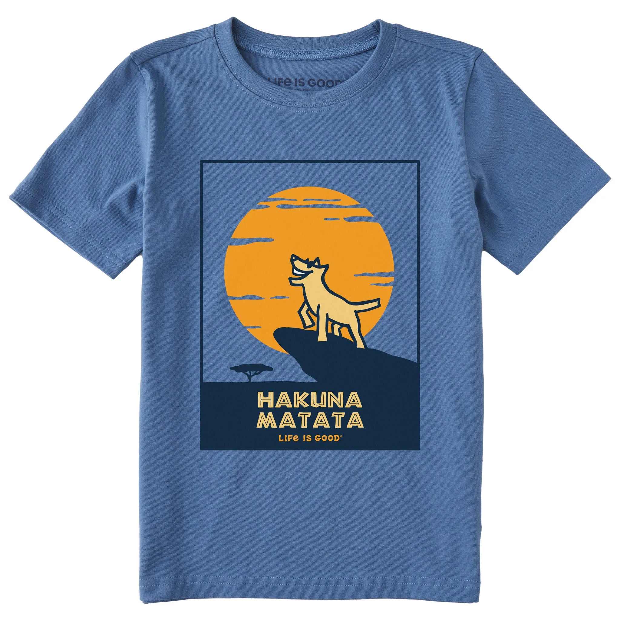 Kids Rocket King Short Sleeve Crusher Tee Life is Good