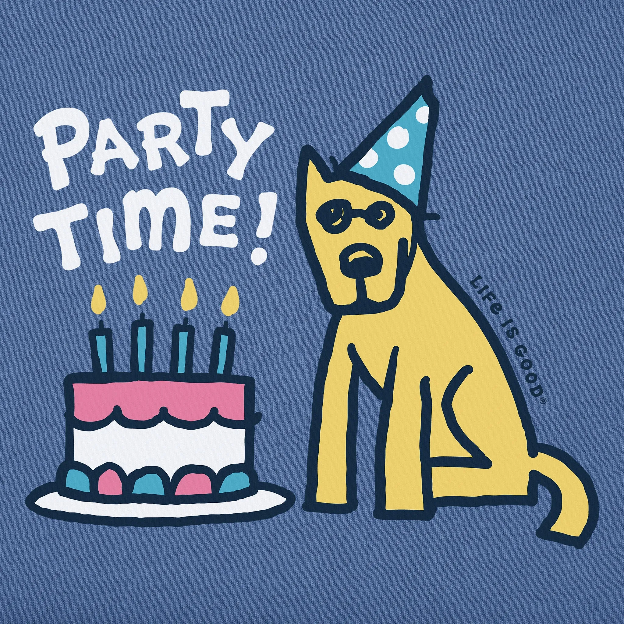 Kids Rocket Party Time Short Sleeve Crusher Tee Life is Good