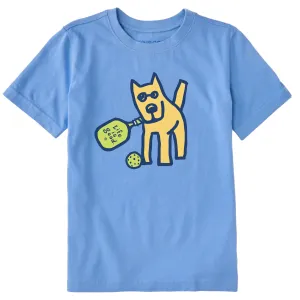 Kids Rocket Pickleball Short Sleeve Crusher Tee Life is Good