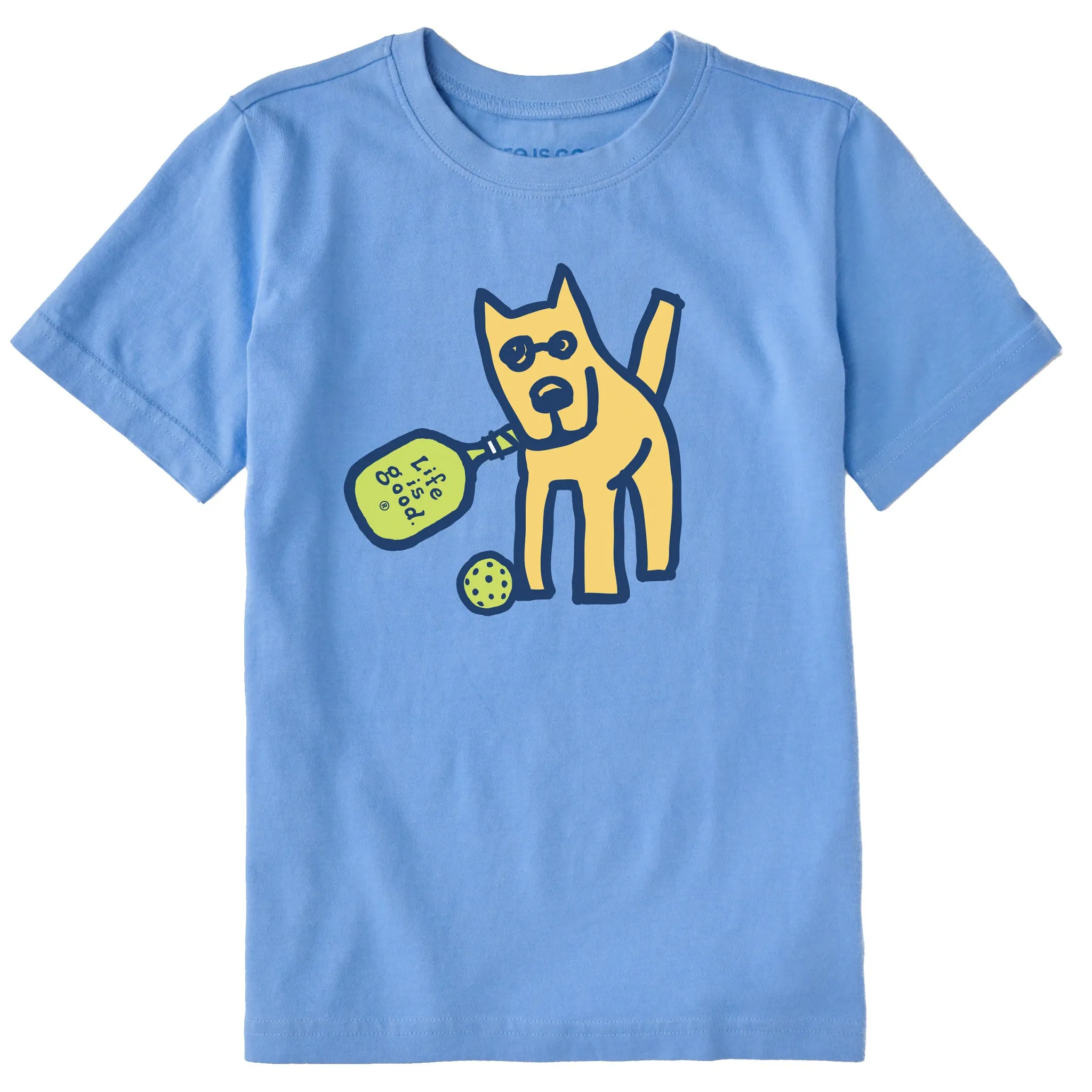 Kids Rocket Pickleball Short Sleeve Crusher Tee Life is Good