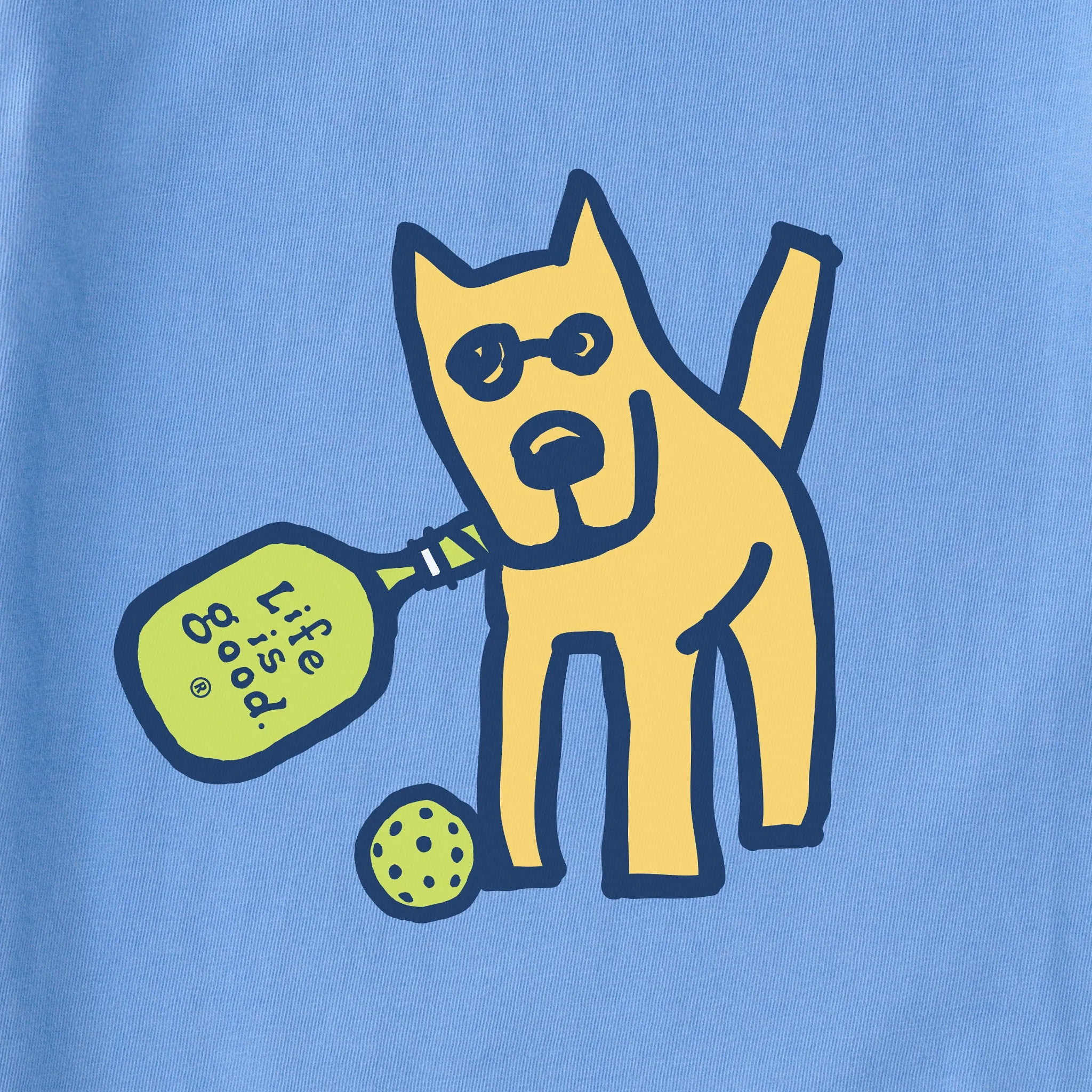 Kids Rocket Pickleball Short Sleeve Crusher Tee Life is Good