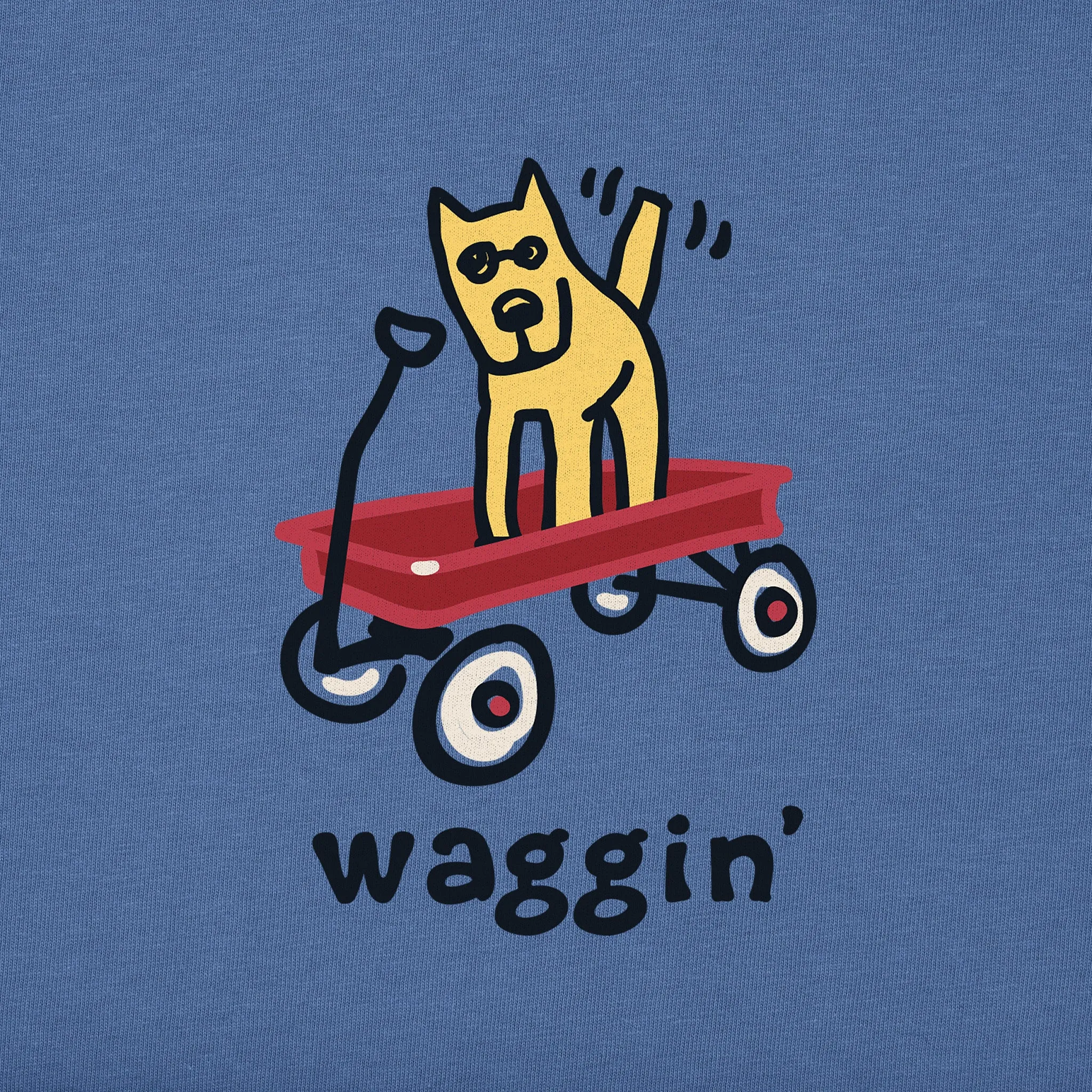 Kids Rocket Waggin' Short Sleeve Crusher Tee Life is Good