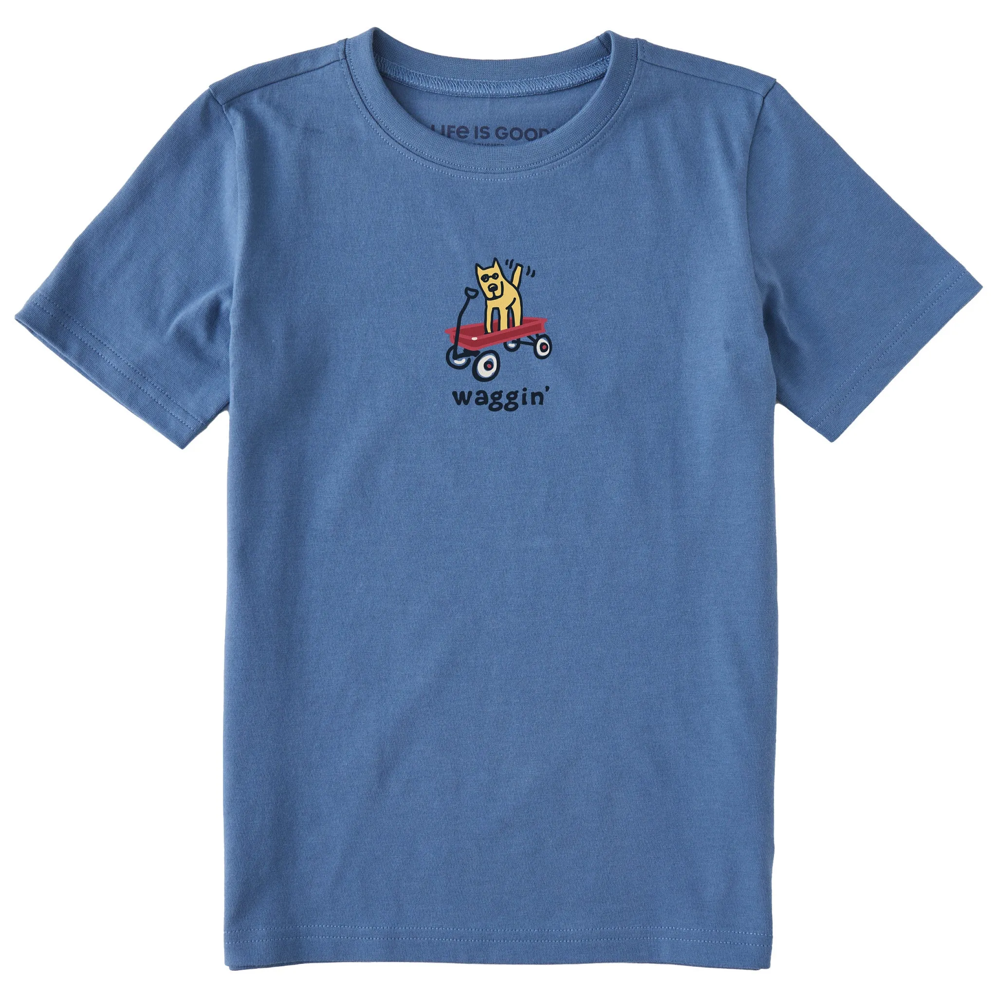 Kids Rocket Waggin' Short Sleeve Crusher Tee Life is Good
