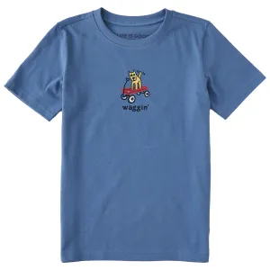 Kids Rocket Waggin' Short Sleeve Crusher Tee Life is Good