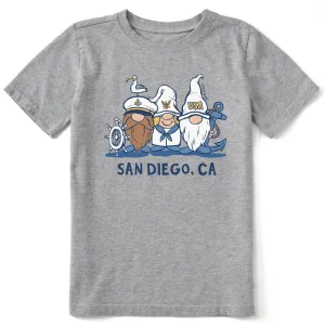 Kids San Diego Sailor Gnomes Short Sleeve Crusher Tee Life is Good