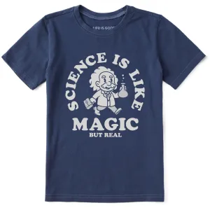 Kids Science is Like Magic Short Sleeve Crusher Tee Life is Good
