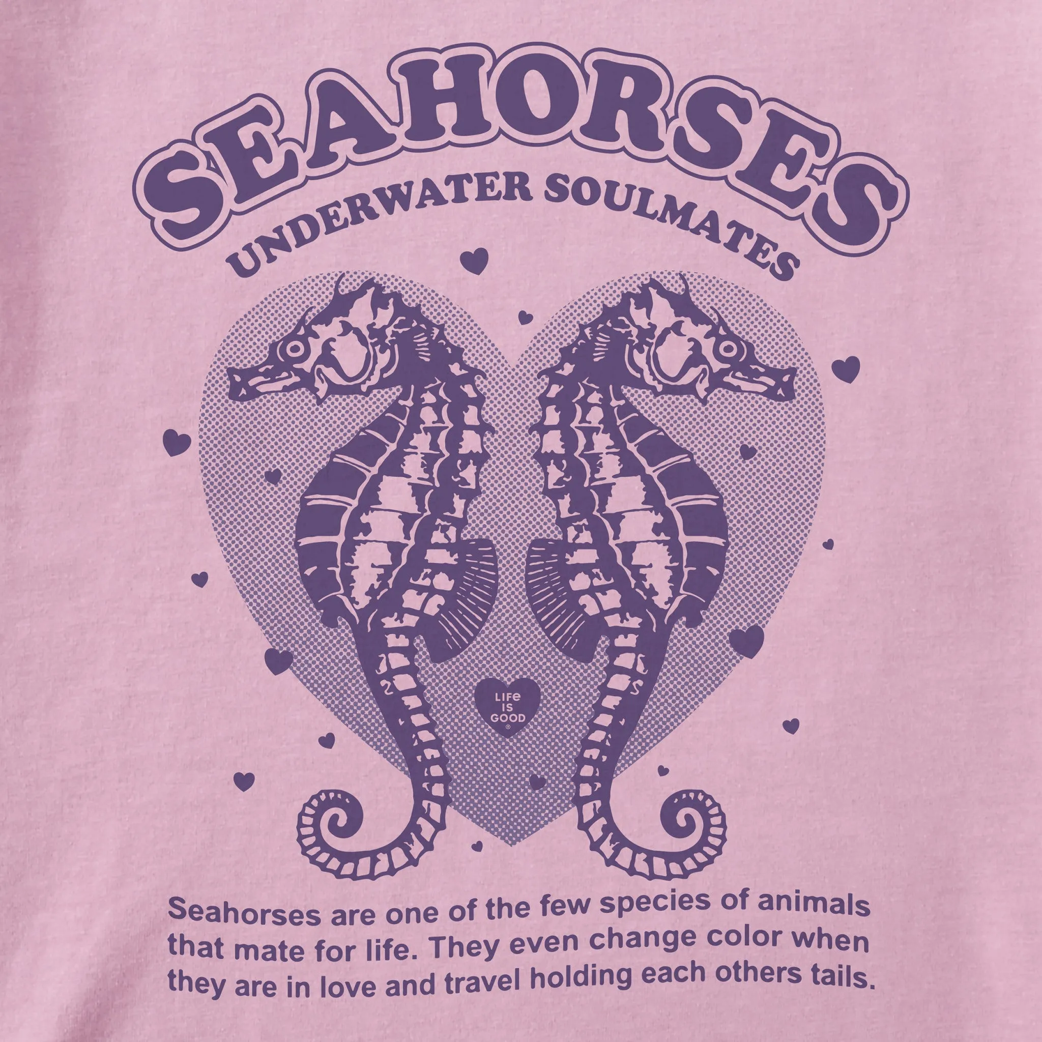 Kids Seahorses Soulmates Short Sleeve Crusher Tee Life is Good