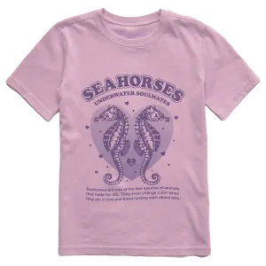 Kids Seahorses Soulmates Short Sleeve Crusher Tee Life is Good