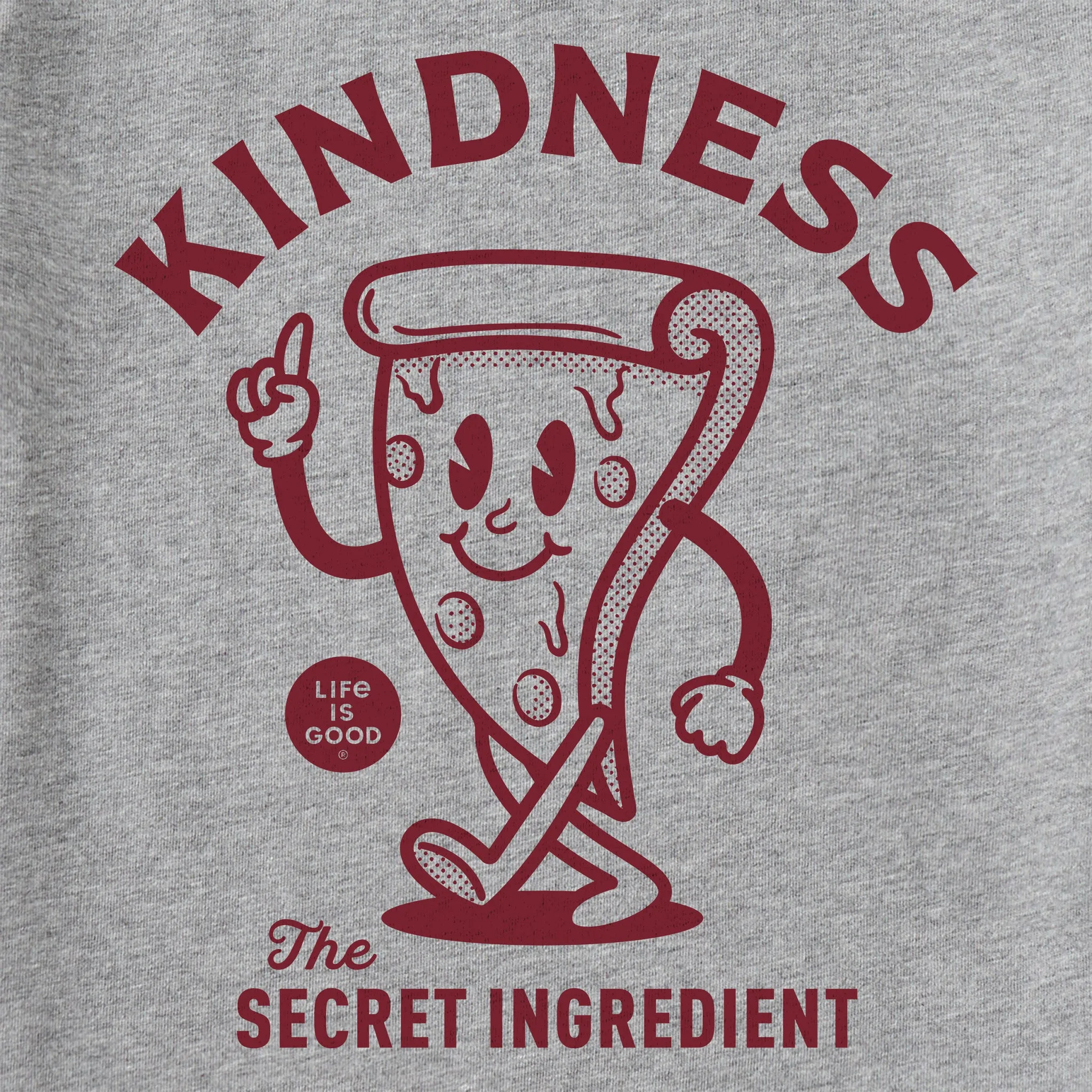 Kids Secret Ingredient Pizza Short Sleeve Crusher Tee Life is Good
