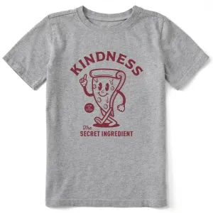Kids Secret Ingredient Pizza Short Sleeve Crusher Tee Life is Good