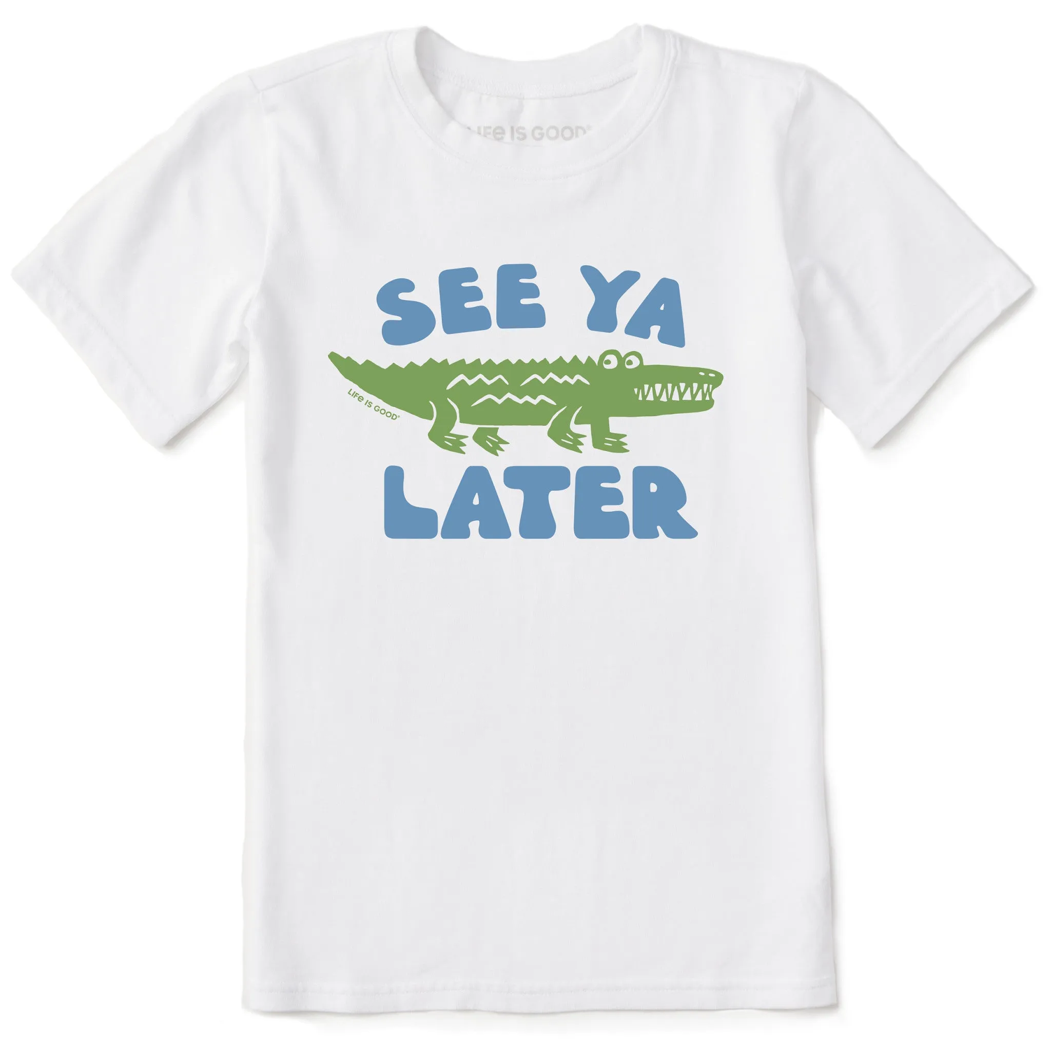 Kids See Ya Later Alligator Short Sleeve Crusher Tee Life is Good