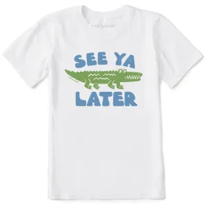 Kids See Ya Later Alligator Short Sleeve Crusher Tee Life is Good