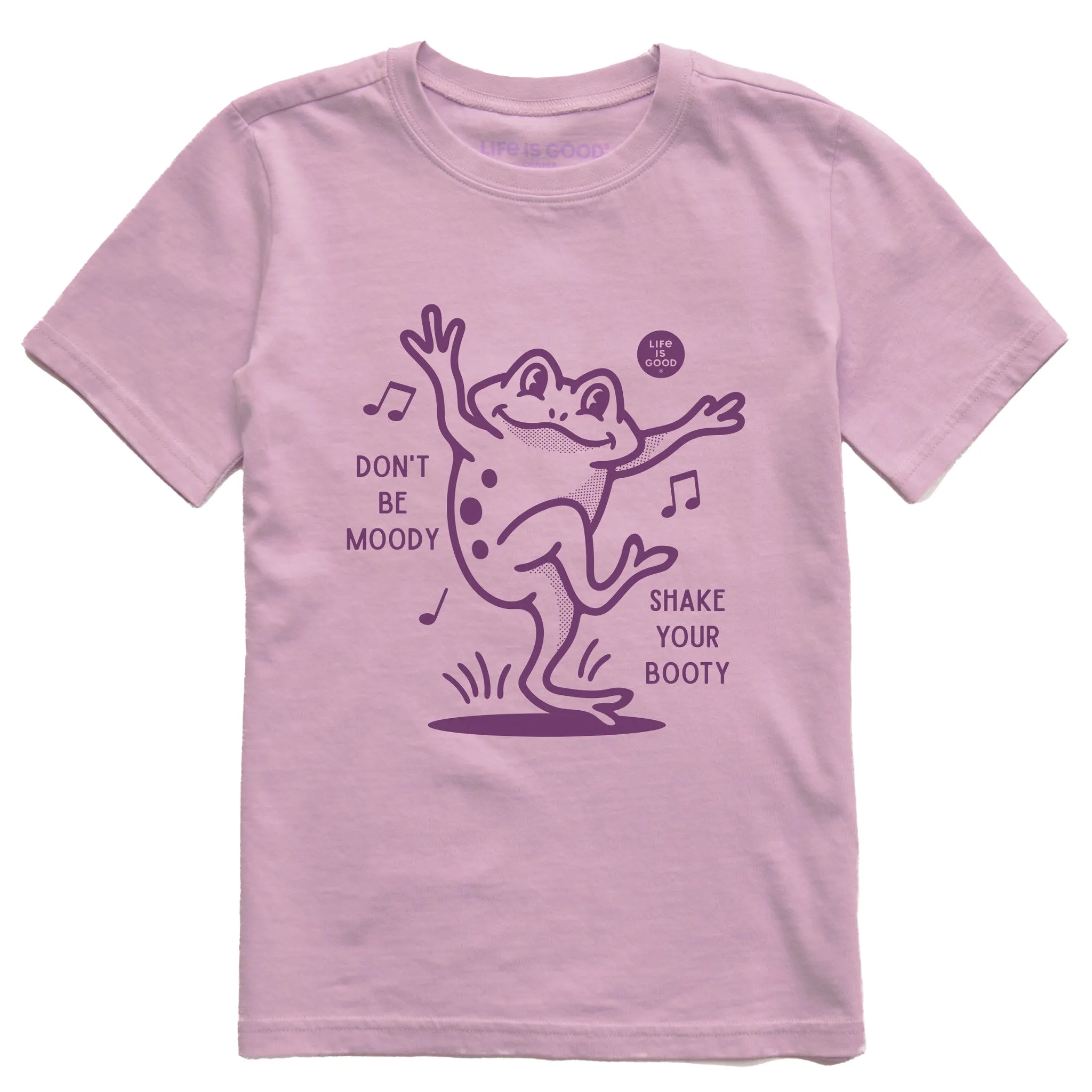 Kids Shake Your Booty Frog Short Sleeve Crusher Tee Life is Good