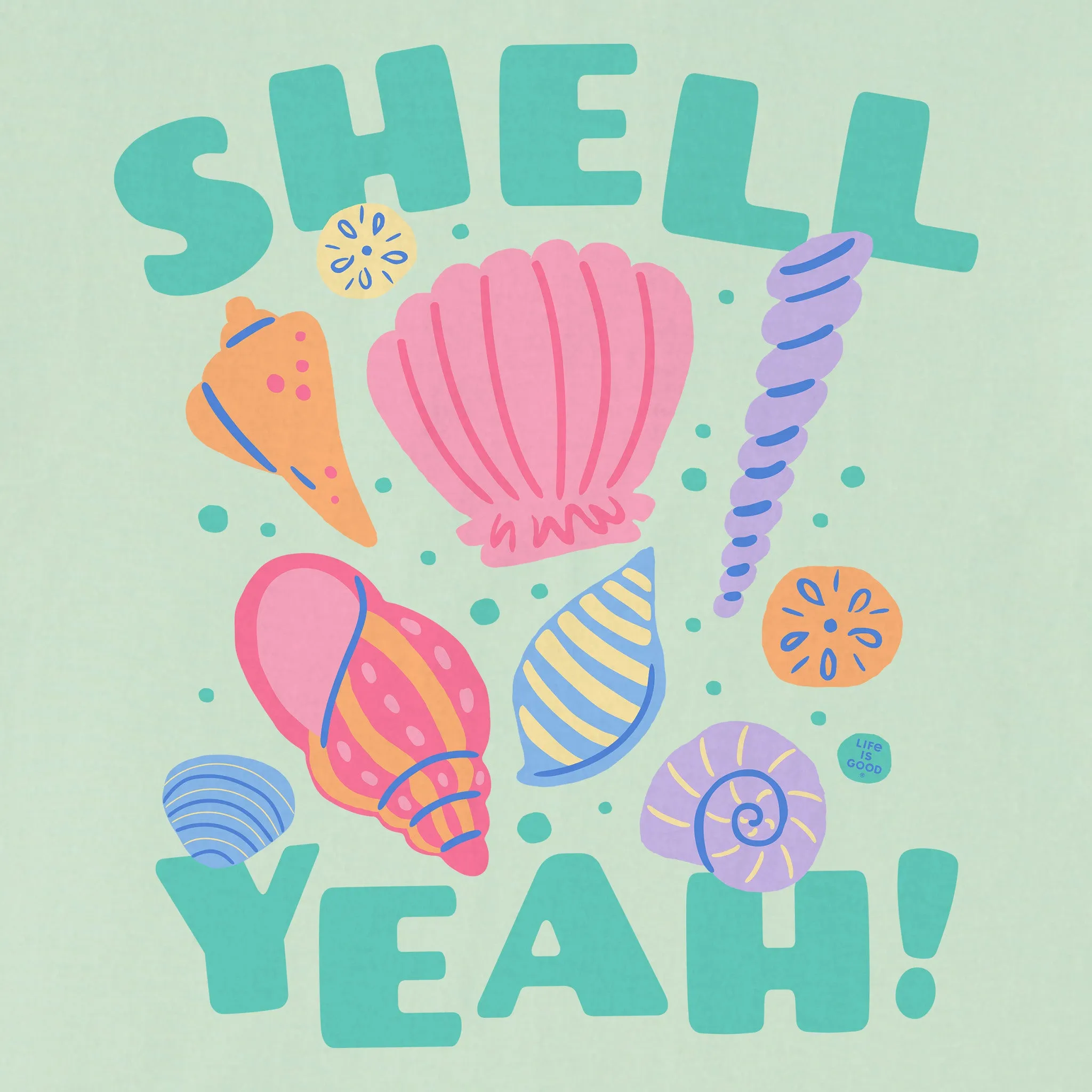 Kids Shell Yeah Medley Short Sleeve Crusher Tee Life is Good