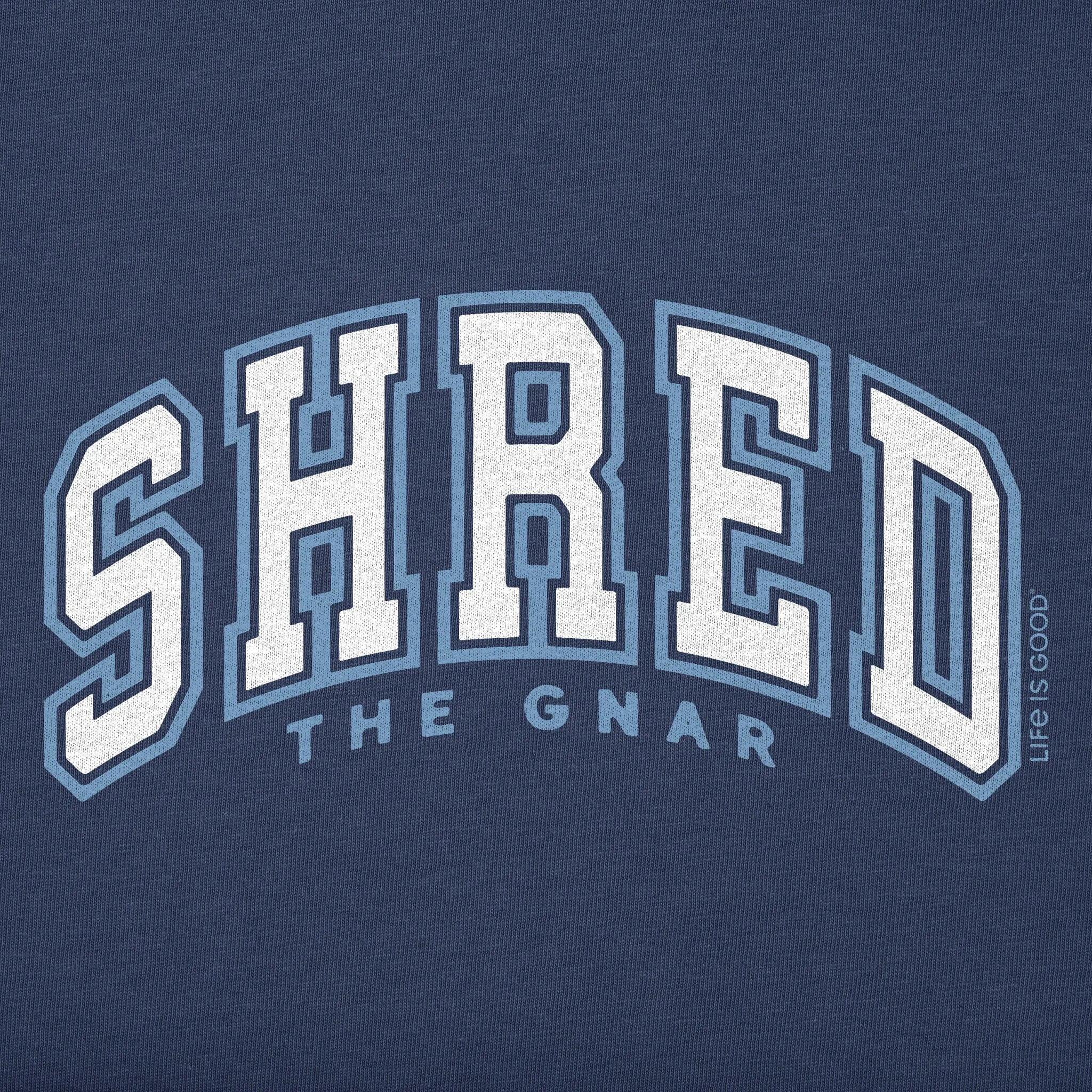 Kids Shred the Gnar Arch Long Sleeve Crusher Tee Life is Good