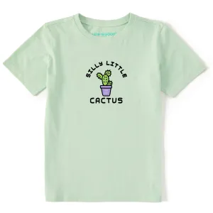 Kids Silly Little Cactus Short Sleeve Crusher Tee Life is Good