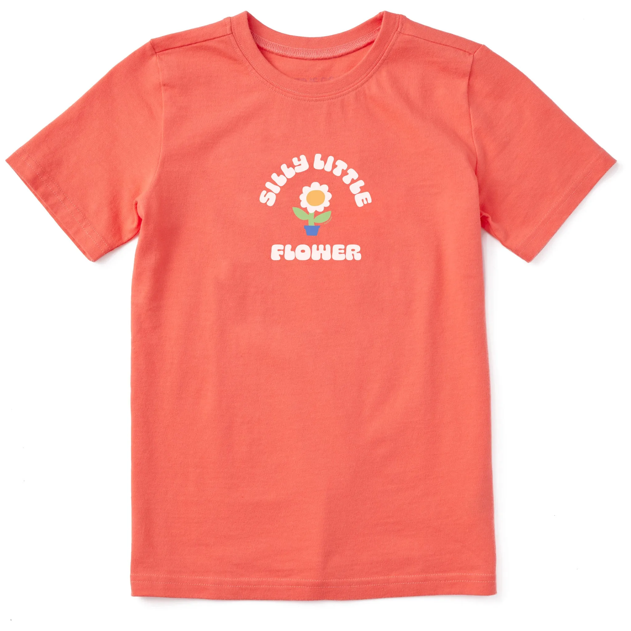 Kids Silly Little Flower Short Sleeve Crusher Tee Life is Good