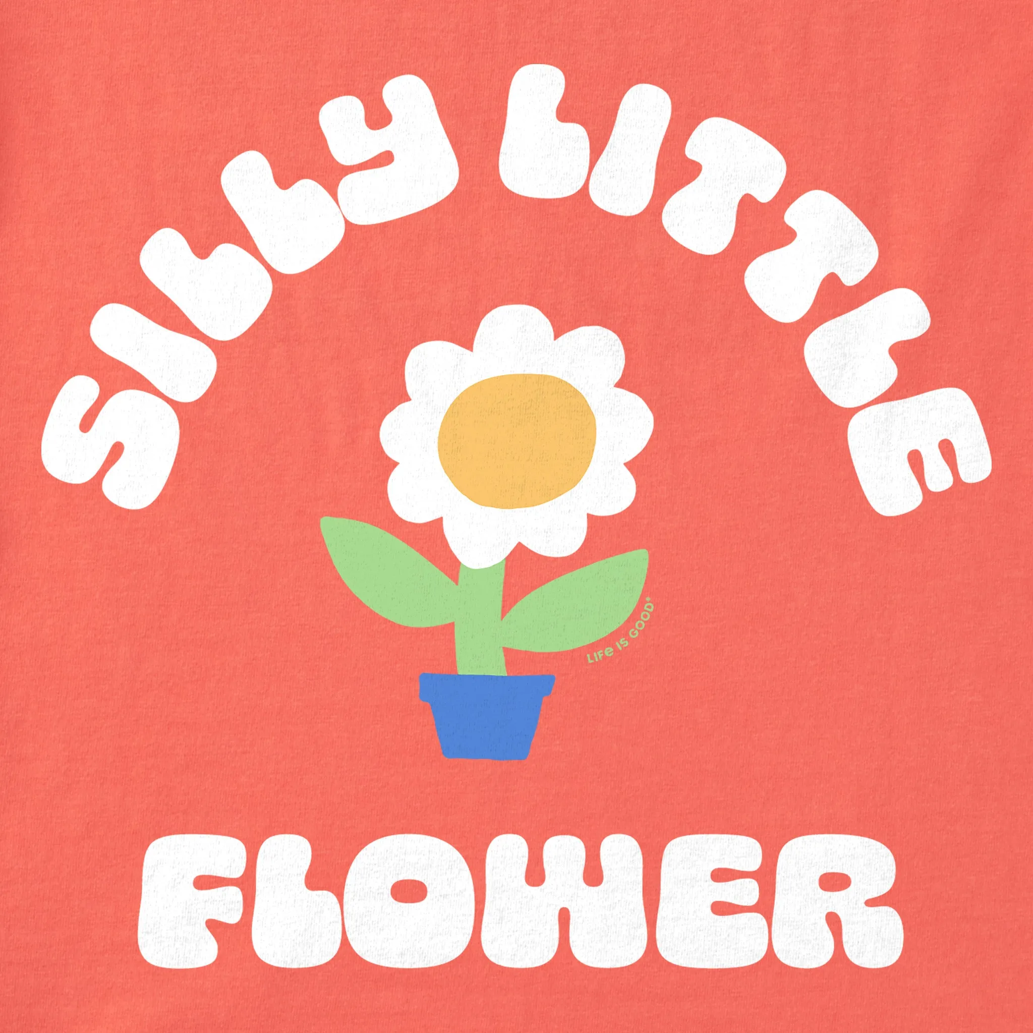 Kids Silly Little Flower Short Sleeve Crusher Tee Life is Good
