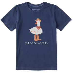 Kids Silly the Kid, Goose Short Sleeve Crusher Tee Life is Good
