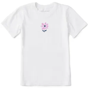 Kids Single Daisy Mini Short Sleeve Crusher Tee Life is Good