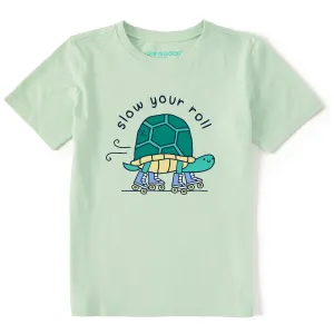 Kids Slow Your Roll Turtle Short Sleeve Crusher Tee Life is Good